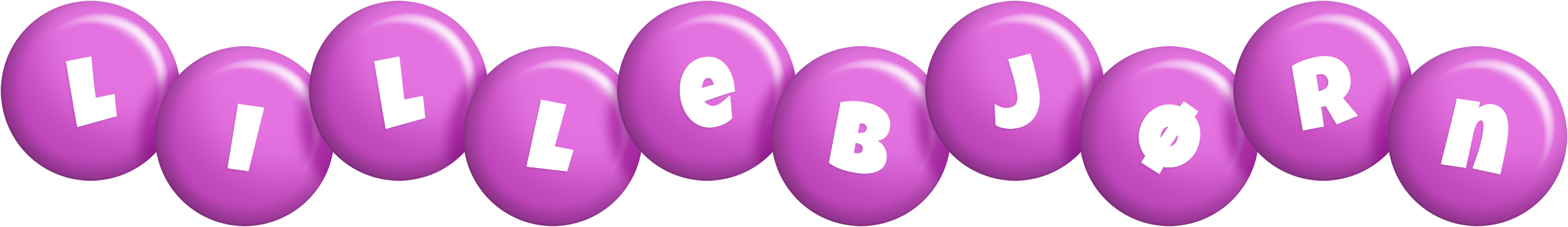 Lillebjørn candy-purple logo