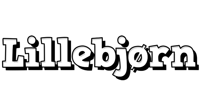 Lillebjørn snowing logo