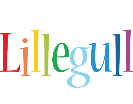 Lillegull birthday logo