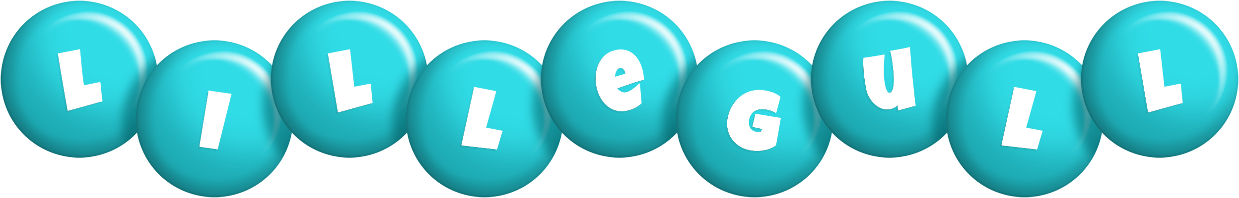 Lillegull candy-azur logo