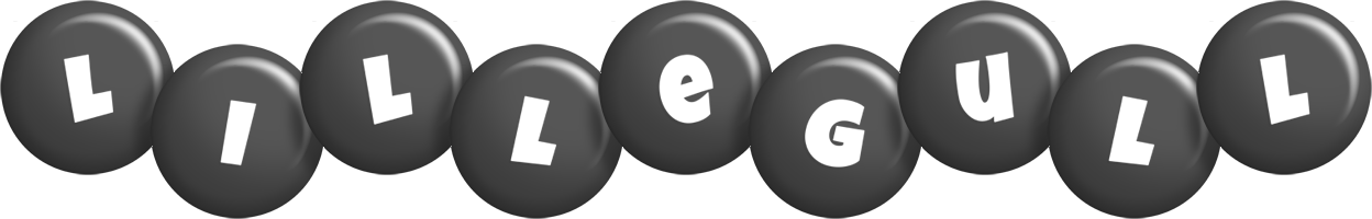 Lillegull candy-black logo