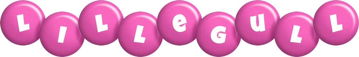 Lillegull candy-pink logo