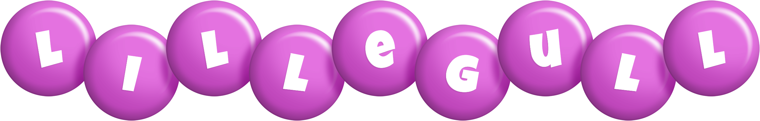 Lillegull candy-purple logo