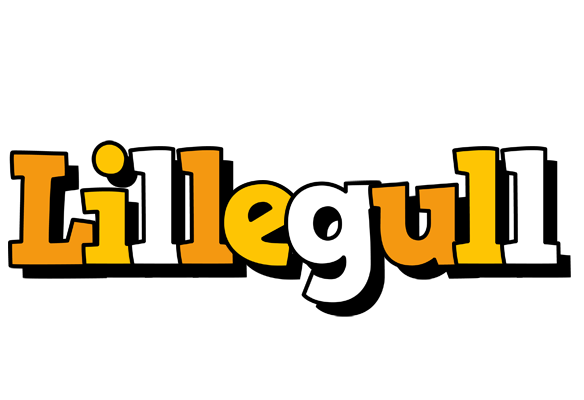 Lillegull cartoon logo