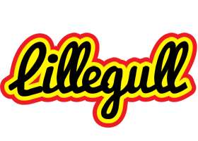 Lillegull flaming logo