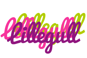 Lillegull flowers logo