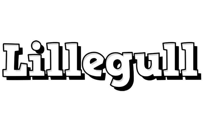 Lillegull snowing logo