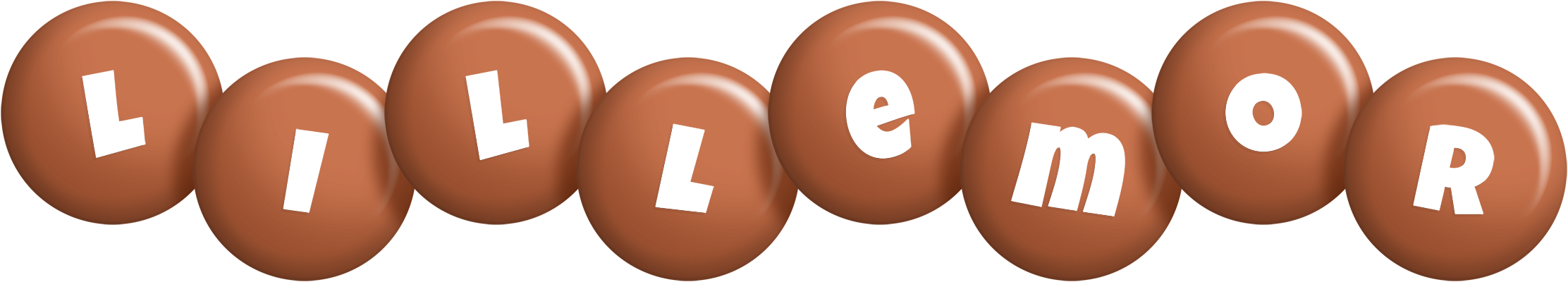 Lillemor candy-brown logo