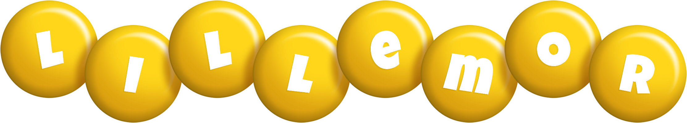 Lillemor candy-yellow logo