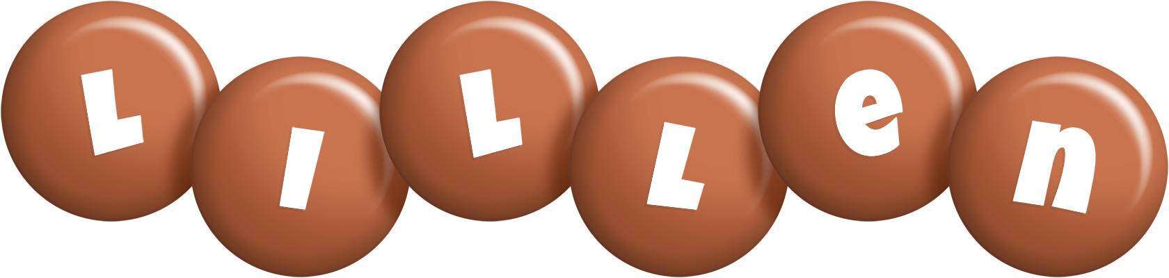 Lillen candy-brown logo