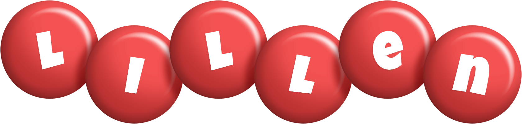 Lillen candy-red logo