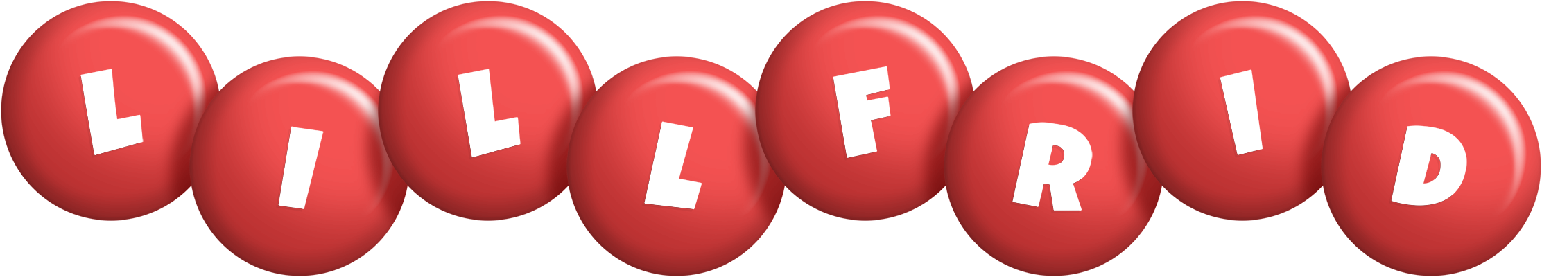 Lillfrid candy-red logo