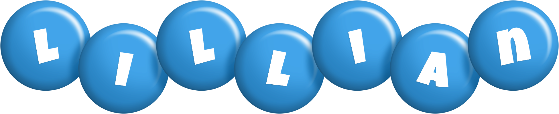 Lillian candy-blue logo