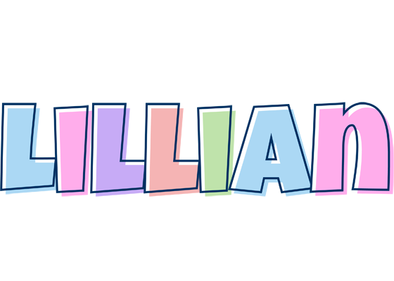 Lillian pastel logo