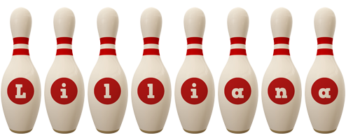 Lilliana bowling-pin logo