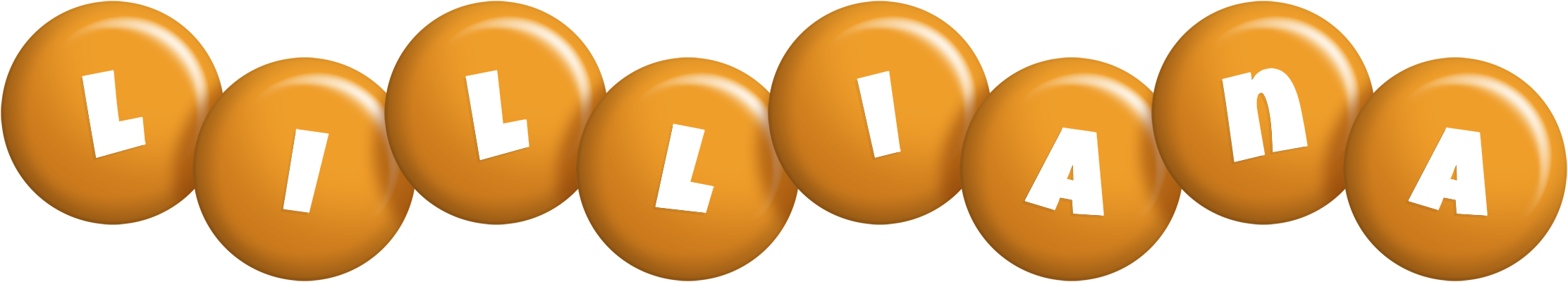 Lilliana candy-orange logo