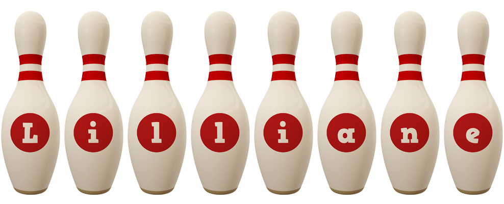 Lilliane bowling-pin logo