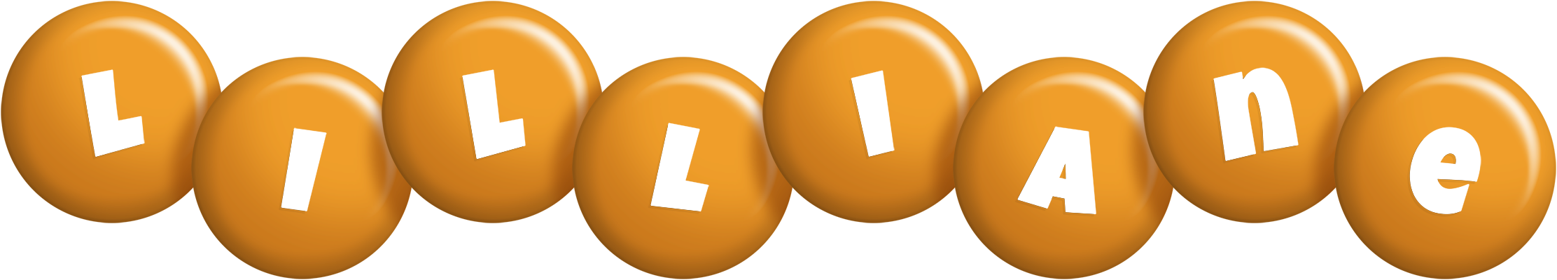 Lilliane candy-orange logo