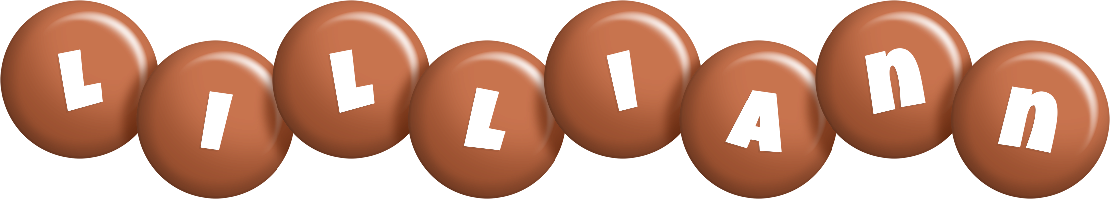 Lilliann candy-brown logo
