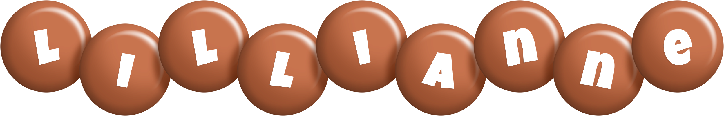 Lillianne candy-brown logo