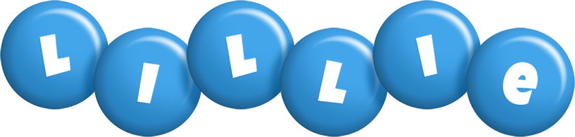 Lillie candy-blue logo