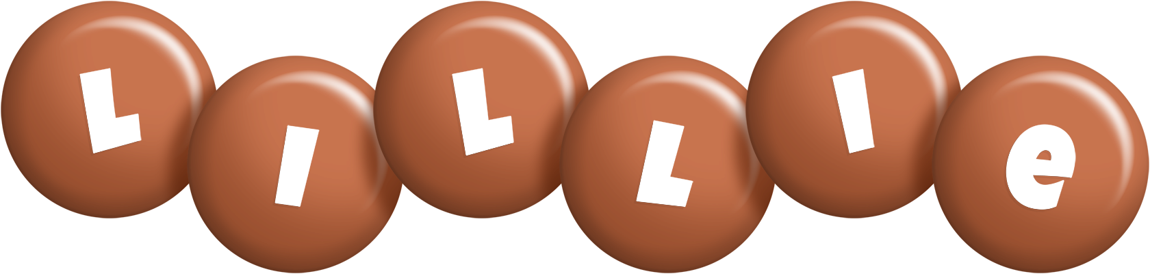 Lillie candy-brown logo
