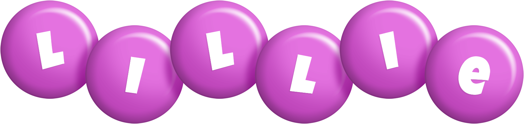 Lillie candy-purple logo