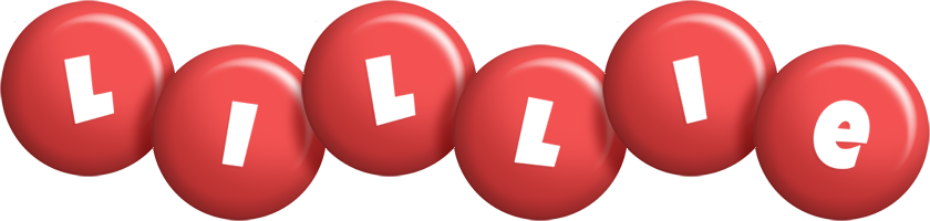 Lillie candy-red logo