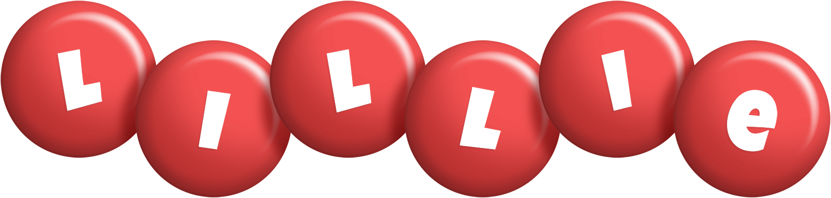 Lillie candy-red logo