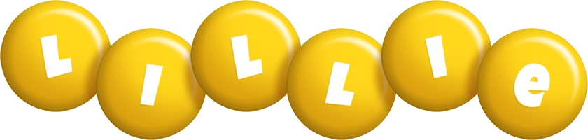 Lillie candy-yellow logo