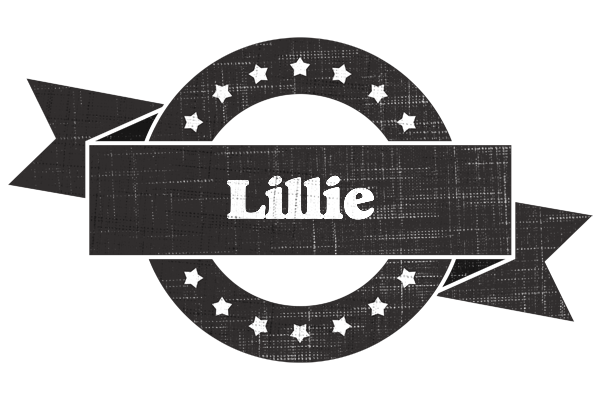 Lillie grunge logo