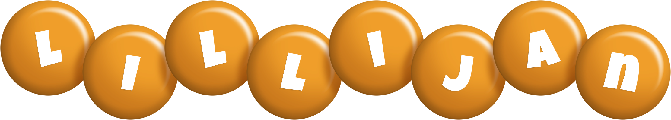 Lillijan candy-orange logo