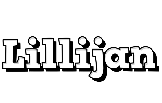 Lillijan snowing logo