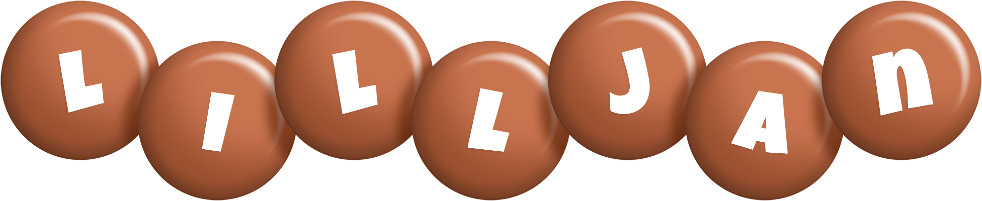 Lilljan candy-brown logo