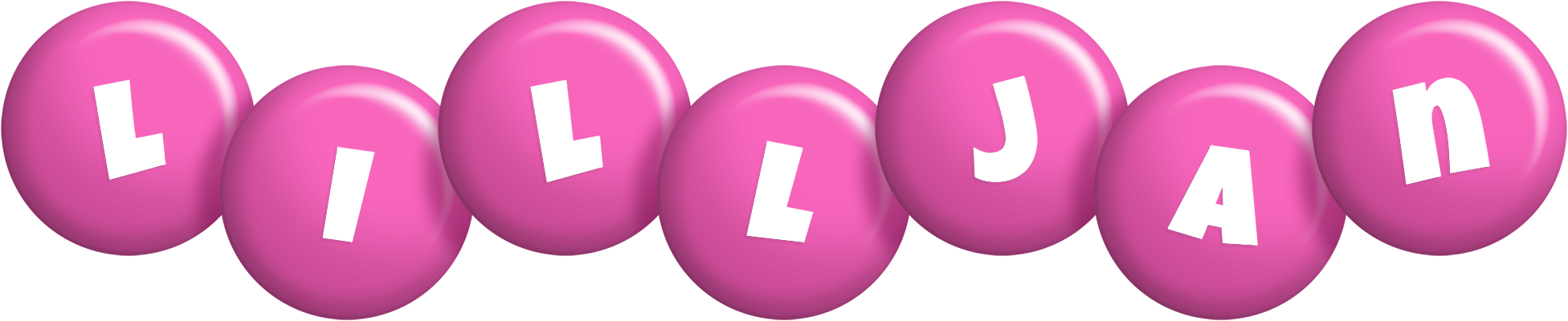 Lilljan candy-pink logo