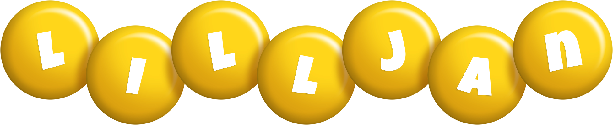 Lilljan candy-yellow logo