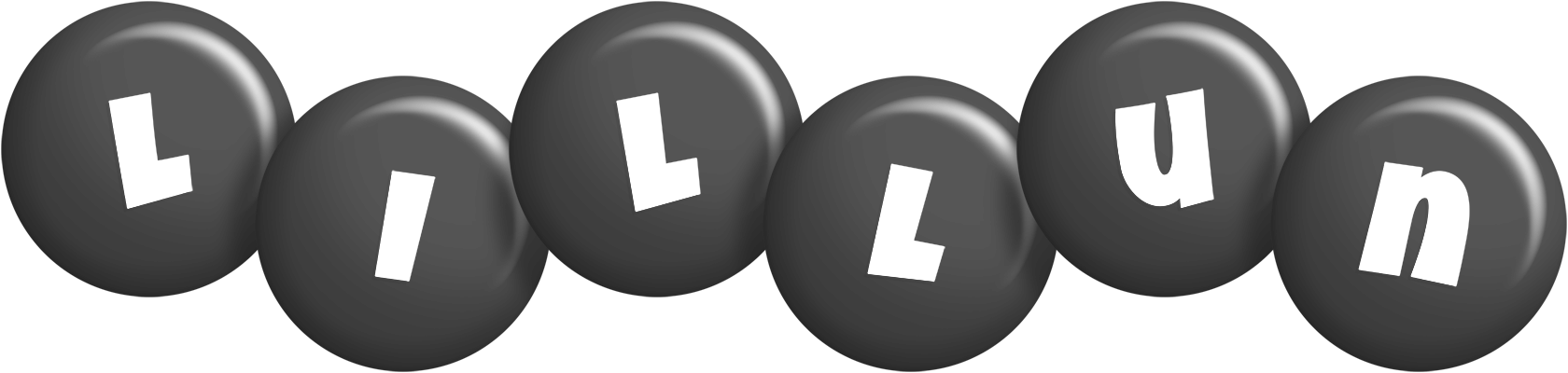 Lillun candy-black logo
