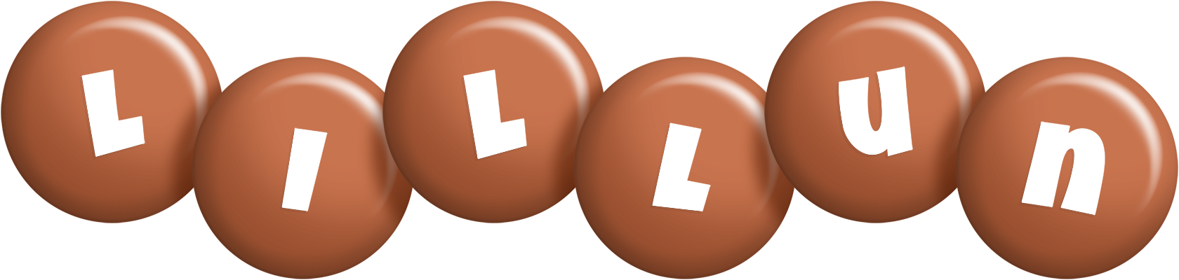 Lillun candy-brown logo