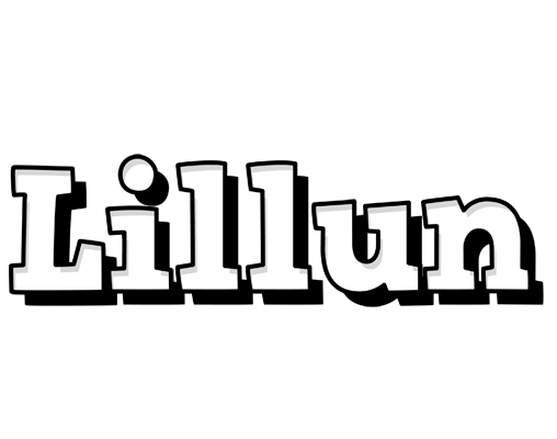 Lillun snowing logo
