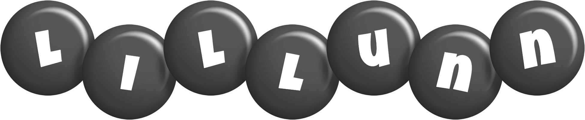 Lillunn candy-black logo