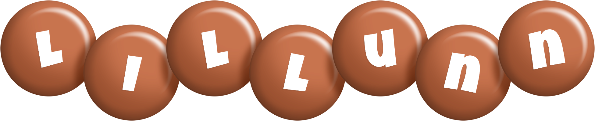 Lillunn candy-brown logo