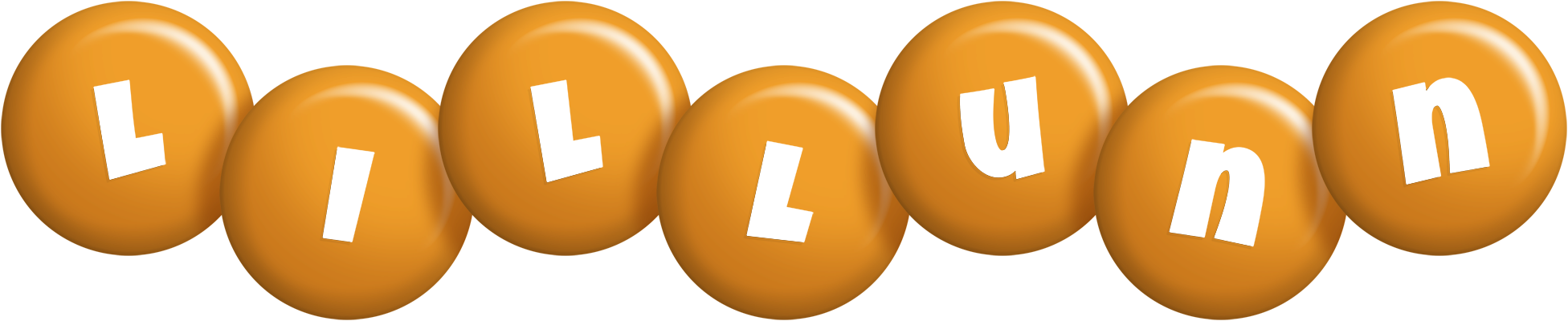 Lillunn candy-orange logo