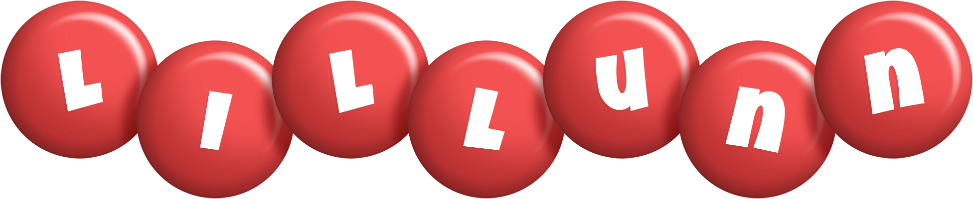 Lillunn candy-red logo
