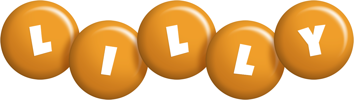 Lilly candy-orange logo