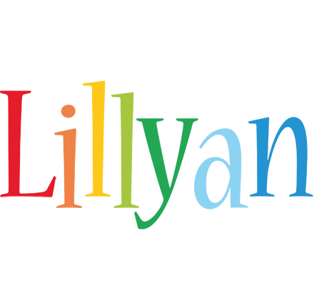 Lillyan birthday logo