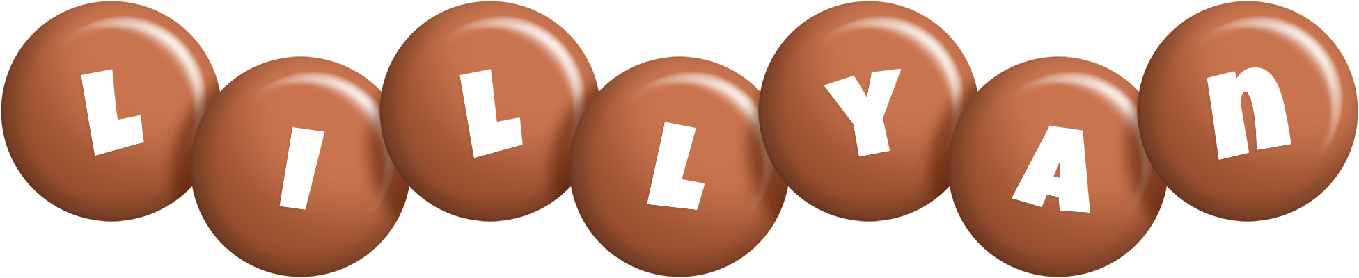 Lillyan candy-brown logo