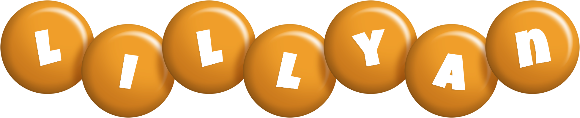 Lillyan candy-orange logo