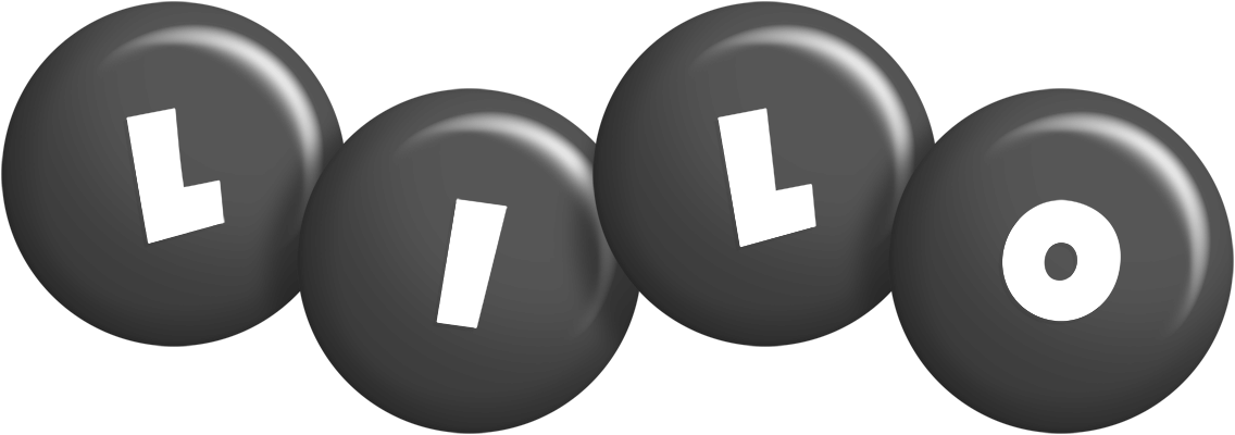 Lilo candy-black logo