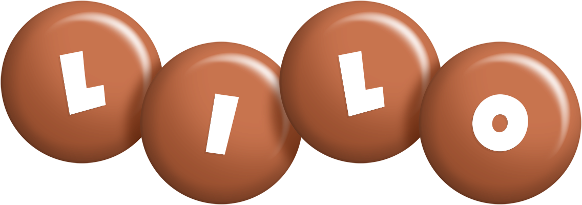 Lilo candy-brown logo