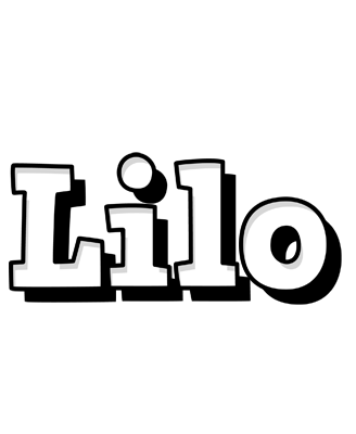Lilo snowing logo